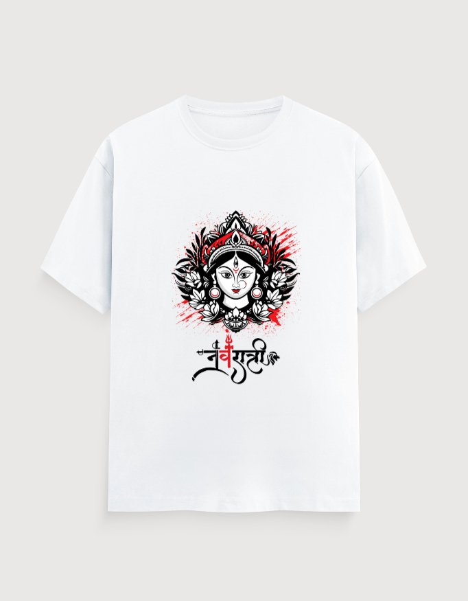 MAA DURGA NAVRATRI UNISEX TEE (LIGHTER VARIANTS) - Image 4