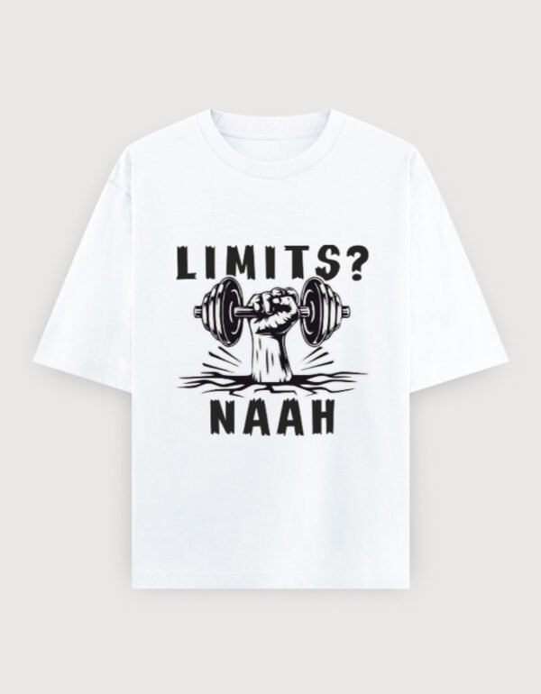 NO LIMIT GYM OVERSIZED UNISEX TEE(LIGHTER VARIANTS)
