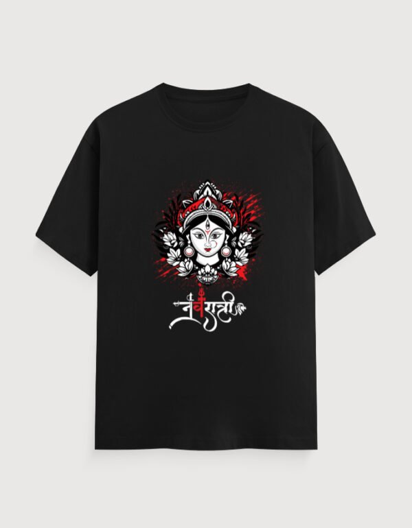 MAA DURGA NAVRATRI UNISEX TEE(DARKER VARIANTS)