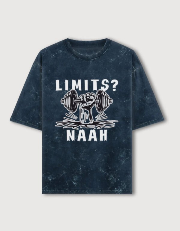 NO LIMIT GYM ACIDWASHED UNISEX TEE