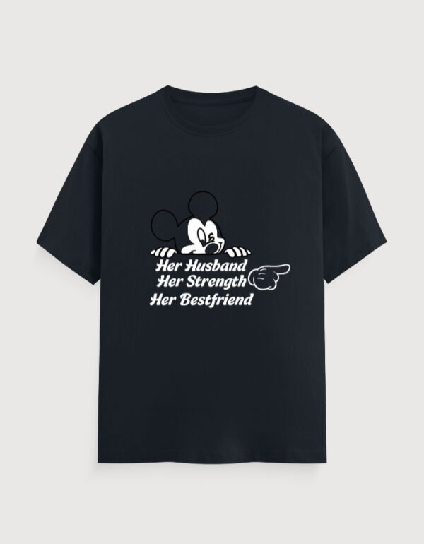 HER HUSBAND,HER BESTFRIEND TEE (DARKER VARIANTS)