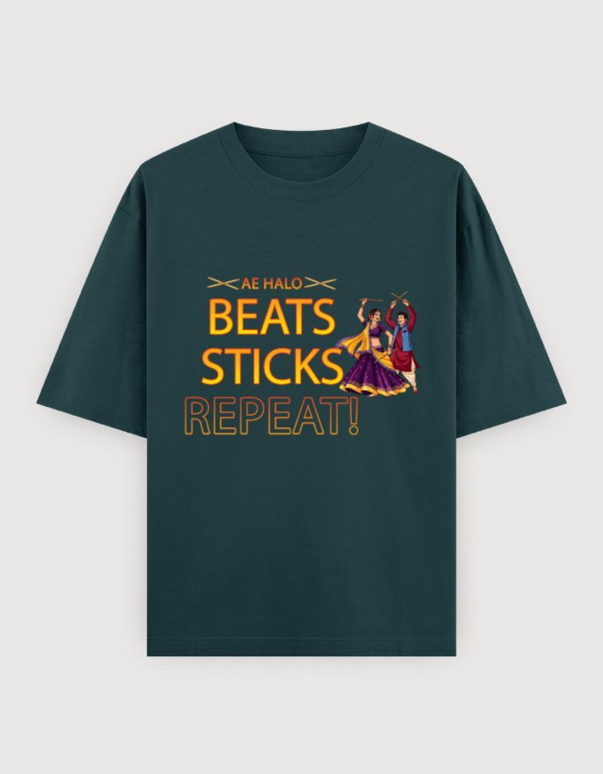 DANDIYA & GARBA OVERSIZED UNISEX TEE - Image 6