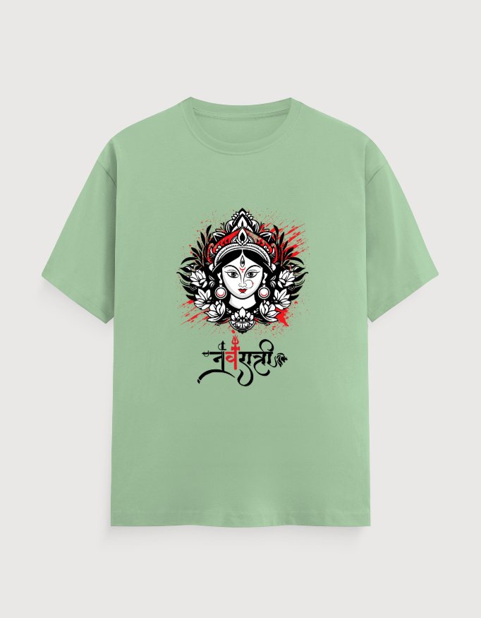 MAA DURGA NAVRATRI UNISEX TEE (LIGHTER VARIANTS) - Image 3