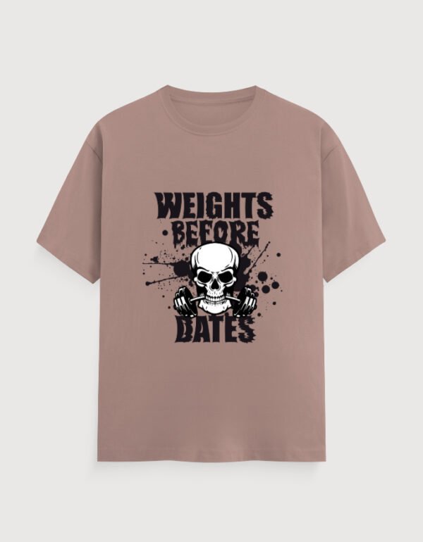 WEIGHT OVER DATES GYM UNISEX TEE (LIGHTER VARIANTS)