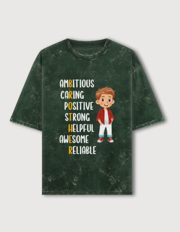 FAVOURITE BROTHER ACIDWASHED OVERSIZED TEE